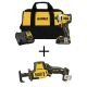 DEWALT ATOMIC 20-Volt MAX Li-Ion Brushless Cordless Compact 1/4 in. Impact Driver Kit w/ 20-V Compact Recip Saw (Tool-Only)