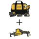 DEWALT ATOMIC 20-Volt MAX Cordless Brushless Compact 1/4 in. Impact Driver Kit w/ Bare ATOMIC 20V Brushless Compact Recip Saw