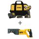 DEWALT ATOMIC 20-Volt MAX Cordless Brushless Compact 1/4 in. Impact Driver Kit w/ 20V Cordless Reciprocating Saw (Tool-Only)
