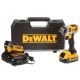 DEWALT 20-Volt MAX Lithium-Ion Cordless 1/2 in. Impact Wrench Kit with (2) Batteries 4Ah, Charger and Case