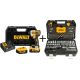 DEWALT 20-Volt MAX XR Lithium-Ion Cordless Brushless 1/4 in. 3-Speed Impact Driver Kit w/ Bonus 142-Piece Mechanics Tool Set