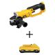 DEWALT 20-Volt MAX Cordless 4-1/2 in. to 5 in. Grinder (Tool-Only) w/ 20V MAX Compact Lithium-Ion 4.0Ah Battery Pack