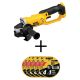 DEWALT 20-Volt MAX Cordless 4-1/2 in. to 5 in. Grinder (Tool-Only) with Bonus Metal and Stainless Cutting Wheel (25-Pack)