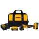 DEWALT 20-Volt MAX Lithium Ion Cordless 4-1/2 in. (115 mm) Brushless Paddle Switch Small Angle Grinder Kit with Kickback Brake