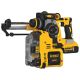 DEWALT 20-Volt Max Lithium-Ion Cordless 1 in. Brushless SDS-Plus Rotary Hammer Kit with Extractor 2 Batteries 5.0Ah and Charger