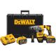 DEWALT 20-Volt MAX XR 1-1/8in. Cordless SDS-plus Brushless L-Shape Concrete/Masonry Rotary Hammer w/ (2) Batteries 9Ah