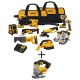 DEWALT 20-Volt Max Lithium-Ion Cordless Combo Kit (10-Tool) with Bonus Cordless Jig Saw (Tool-Only)