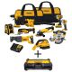 DEWALT 20 Volt Max Lithium Ion Cordless Combo Kit with Bonus ToughSystem Radio/Charger with Bluetooth (10-Tool)