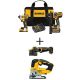DEWALT 20-Volt MAX Cordless Brushless Hammer Drill/Driver Combo Kit (2-Tool) w/ 20V Angle Grinder and 20V Jigsaw (Tools-Only)