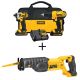 DEWALT 20-Volt MAX Lithium-Ion Cordless Drill/Driver Combo Kit (2-Tool) w/ (2) 20V MAX Batteries 1.3Ah, Free Reciprocating Saw