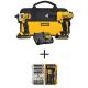 DEWALT 20-Volt MAX Cordless Drill/Impact Combo Kit(2-Tool) w/ 1.3Ah Batteries, Charger, Bag & MAXFIT Screwdriving Set(35-Piece)