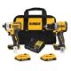 DEWALT 20-Volt Lithium-Ion Cordless Brushless Drill Driver/Impact Driver Combo Kit (2-Tool) with Two 2.0 Ah Batteries & Charger