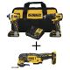 DEWALT ATOMIC 20 Volt MAX Li-Ion Cordless Hammer Drill/Impact Combo Kit (2-Tool) with ATOMIC 20V Oscillating Tool (Tool-Only)