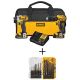 DEWALT 20-Volt MAX Lithium-Ion Cordless Drill/Impact Combo Kit (2-Tool) w/ Black and Gold Drill Bit Set (21-Piece)