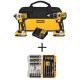 DEWALT 20-Volt MAX Lithium-Ion XR Cordless Brushless Drill/Impact Combo Kit (2-Tool) with MAXFIT Screwdriving Set (35-Piece)