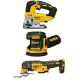 DEWALT 20-Volt MAX XR Lithium-Ion Woodworking Combo Kit (3-Tool) with Oscillating Tool, Jigsaw, 5 in. Random Orbital Sander
