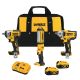 DEWALT 20-Volt MAX Automotive Combo Kit (3-Tool) w/ (1) 1/2 in., (1) 3/8 in. Impact Wrench, LED Light & (2) 5.0Ah Batteries