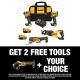 DEWALT 20V MAX Lithium-Ion Cordless Brushless Combo Kit (4-Tool) & 20V MAX XR Cordless Brushless 4-1/2 in. Small Angle Grinder