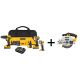DEWALT 20-Volt MAX Lithium-Ion Cordless Combo Kit (4-Tool) with (2) Batteries 2Ah, Charger and Free 6-1/2 in. Circular Saw
