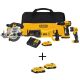 DEWALT 20-Volt MAX Lithium-Ion Cordless Combo Kit (4-Tool) w/ (2) 20-Volt 3.0Ah Batteries