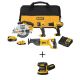 DEWALT 20-Volt MAX Cordless Combo Kit (4-Tool) w/ (1) 20-Volt 4.0Ah Battery, (1) 20-Volt 2.0Ah Battery & 5-in Sander