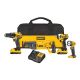 DEWALT 20-Volt Maximum Lithium-Ion Cordless Combo Kit w/ 2 Batteries 2.0 mAh, Charger and Tool Bag