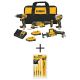 DEWALT ATOMIC 20-Volt MAX Cordless Brushless Combo Kit (4-Tool) w/ Bi-Metal Reciprocating Saw Blade Set w/ Case (16-Piece)