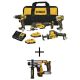 DEWALT ATOMIC 20V MAX Cordless Brushless Combo Kit (4-Tool) and ATOMIC 20V MAX Ultra-Compact 5/8 in. SDS and Hammer Drill