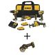 DEWALT ATOMIC 20V MAX Lithium-Ion Cordless Brushless Combo Kit (4-Tool) and 20V XR Cordless 3 in. Cut-Off Tool