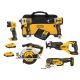 DEWALT 20-Volt Lithium-Ion Cordless Brushless Combo Kit (6-Tool) with (2) 2.0 Ah Batteries and Charger