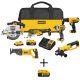 DEWALT 20 Volt MAX Lithium-Ion Cordless Combo Kit (6-Tool) with 20 Volt MAX Lithium-Ion Premium Battery Pack 5.0 Ah