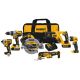DEWALT 20-Volt MAX XR Lithium-Ion Brushless Cordless Combo Kit (6-Tool) w/ Hammer Drill, (2) Batteries 5.0Ah, Charger and Bag