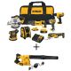 DEWALT 20-Volt MAX Lithium-Ion Cordless Combo Kit (7 tool) w/ 20-Volt MAX Lithium-Ion Cordless Blower (Tool-Only)