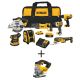 DEWALT 20-Volt MAX Lithium-Ion Cordless Combo Kit (7 tool) w/ 20-Volt Max Lithium-Ion Cordless Jig Saw (Tool-Only)