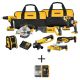 DEWALT 20-Volt MAX Cordless Combo Kit (9-Tool) with Two 2.0Ah Batteries, Charger and MAXFIT Screwdriving Set (35-Piece)