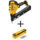 DEWALT 20-Volt MAX Cordless 15-Gauge Angled Finish Nailer (Tool-Only) w/ 2 in. x 15-Gauge Angled Finish Nails (2500-Piece)