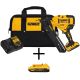 DEWALT 20-Volt Max Lithium-Ion Cordless 15-Gauge Finish Nailer with Bonus Lithium-Ion Compact Battery Pack 2.0Ah