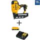 DEWALT 20-Volt MAX XR 16-GA Li-Ion Cordless Finish Nailer (Tool-Only) w/ Bonus 20-Volt MAX Li-Ion Battery 3.0Ah and Charger