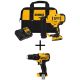 DEWALT 20-Volt Max Lithium-Ion 18-Gauge Cordless Brad Nailer Kit with Bonus Bare 20-Volt MAX Cordless Compact Drill/Driver