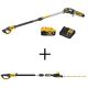 DEWALT 8 in. 20-Volt MAX Lithium-Ion Electric Cordless Pole Saw Kit w/ 20-Volt MAX Cordless Pole Hedge Trimmer (Tool-Only)