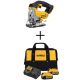 DEWALT 20-Volt MAX Cordless Jig Saw (Tool-Only) with 20-Volt MAX XR Premium Lithium-Ion 5.0Ah Battery (2-Pack), Charger & Bag