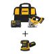 DEWALT 20-Volt MAX Cordless Jig Saw Kit w/(1) 20-Volt Battery 4.0Ah and 20V Brushless 5-in. Random Orbital Sander (Tool-Only)