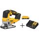 DEWALT 20-Volt MAX Lithium-Ion Brushless Cordless Jigsaw With Bonus Battery Pack 3.0 Ah and Charger