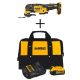 DEWALT ATOMIC 20V MAX Cordless Brushless Oscillating Multi-Tool (Tool-Only) w/ 20V Lithium-Ion 5Ah Battery, Charger & Kit Bag