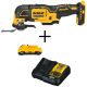 DEWALT ATOMIC 20-Volt MAX Li-Ion Brushless Cordless Oscillating Tool - Tool Only w/ Bonus Battery Pack 3.0Ah and Charger