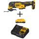 DEWALT ATOMIC 20-Volt MAX Li-Ion Brushless Cordless Oscillating Tool - Tool Only w/ 20-Volt Li-Ion 4 Ah Battery & Charger Kit