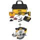 DEWALT 20-Volt MAX Lithium-Ion Cordless Brushless Oscillating Tool Kit w/ 20V MAX Li-Ion 6-1/2 in. Circular Saw - Tool Only