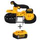 DEWALT 20-Volt MAX Lithium-Ion Cordless Band Saw with Free Premium Battery Pack 5.0 Ah