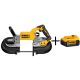 DEWALT 20-Volt MAX Lithium Ion Cordless Deep Cut Band Saw (Tool only) w/ Bonus XR 5Ah Battery Pack