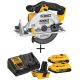 DEWALT 20-Volt MAX Lithium-Ion Cordless Circular Saw w/ Bonus 18-Volt to 20-Volt Max Lithium-ion Battery Adapter Kit (2-Pack)